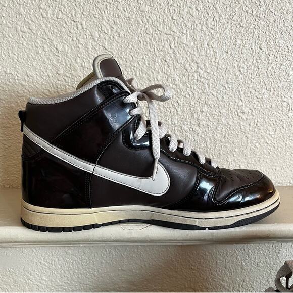 Nike Dunk Mens High Premium Brown Casual Sneaker Mens Shoes Size 8 Sporty Y2K - Picture 12 of 16